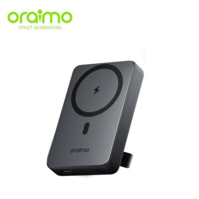 Oraimo MagPower 15 Power Bank 10000mAh Wireless Strong Magnetic Attachment – Black