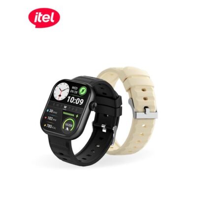 itel Smart Watch Fit O20 2.04″ HD Display IP68 AI-Powered Black