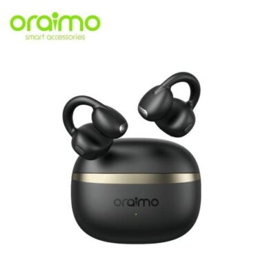 Oraimo OpenSnap True Wireless Bluetooth Headphones Clip-On Open-Ear – Black