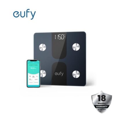 eufy Smart Scale C1, Compact fast charging and connectivity for iPhone, Galaxy, Pixel, iPad, and accessories.
