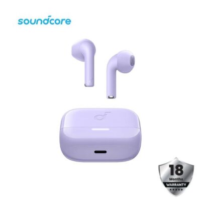 Soundcore  K20i, Semi-in-Ear Earbuds, Bluetooth Wireless, 36H Playtime, Fast Charge, Clear Sound, Comfortable Fit, ENC 2-Mic Clear Calls, Custom EQ, IPX5, Bluetooth 5.3, App Control