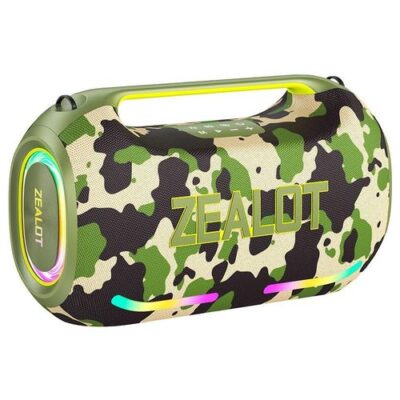 Zealot ZE41 Party Box 250W Bluetooth Boombox Speaker Grey-Green