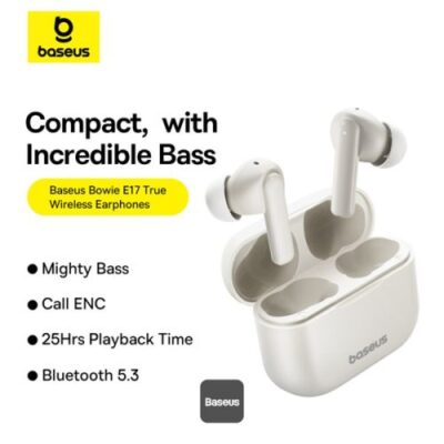 Baseus Dual Mic ENC & Punchy Bass Bowie E17 Wireless Earbud