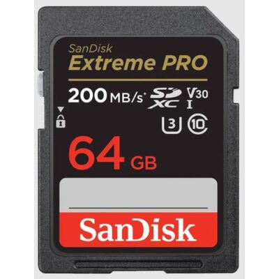 SanDisk 64GB Extreme Pro 200MB/s Memory Card