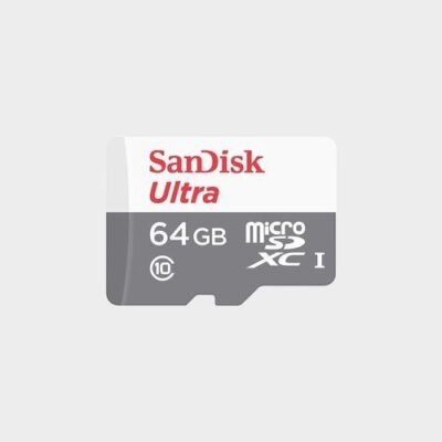 SanDisk 64GB Ultra MicroSD 100Mb/s Speed Memory Card