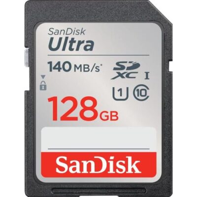 SanDisk Sandisk 128GB Ultra SD Memory Card 100mb/s