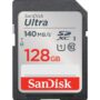 SanDisk Sandisk 128GB Ultra SD Memory Card 100mb/s