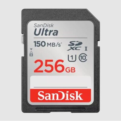 SanDisk Sandisk 256GB Ultra SD Memory Card 150mb/s