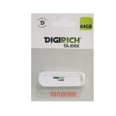 Digirich Sleek Flash Drive – 64GB – White