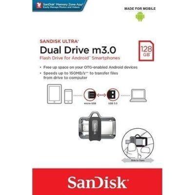 SanDisk 128GB Ultra OTG Flash Drive For Android Smartphones